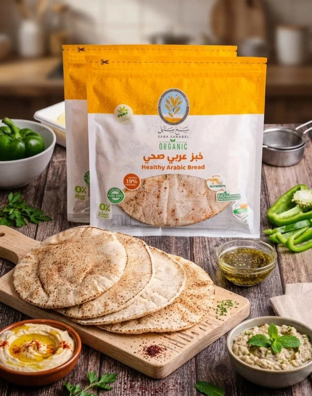 Organic Sugar-Free Bread – No Added Sugar, Wholesome & Naturally Baked | Saba Al Sanabel
